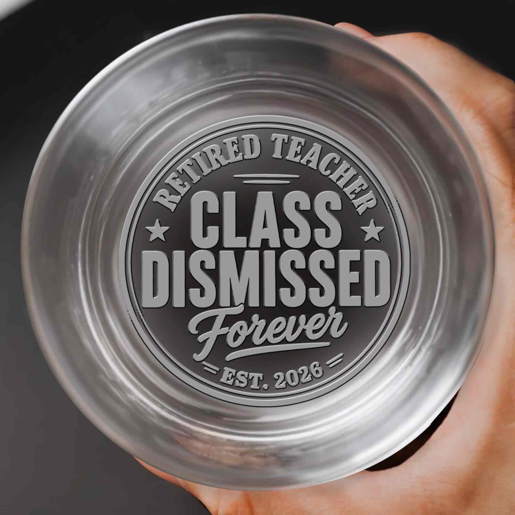 Personalized Engraved Whiskey Glass for Teachers Gift Idea Whiskey Glass GradoCreations