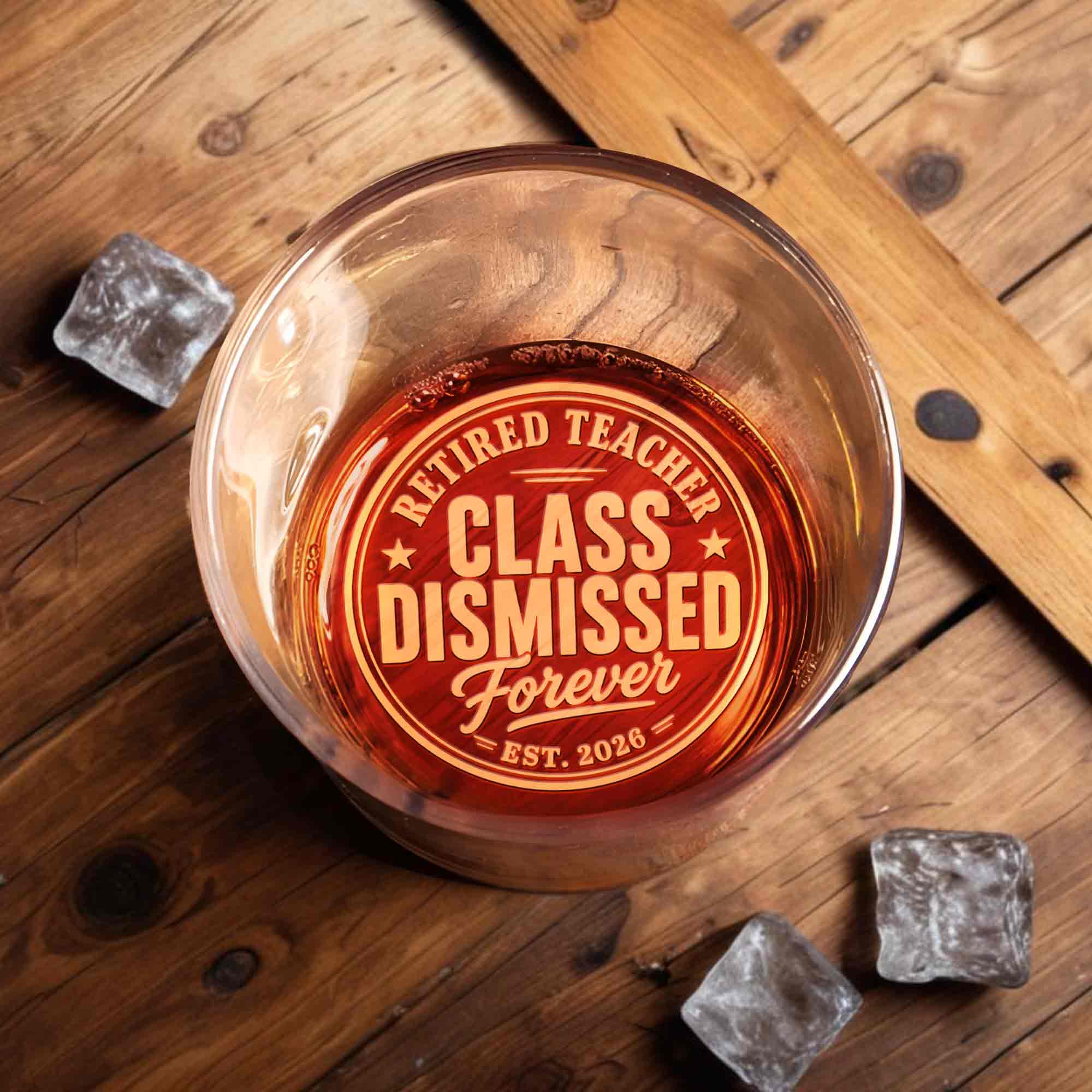 Personalized Engraved Whiskey Glass for Teachers Gift Idea Whiskey Glass GradoCreations