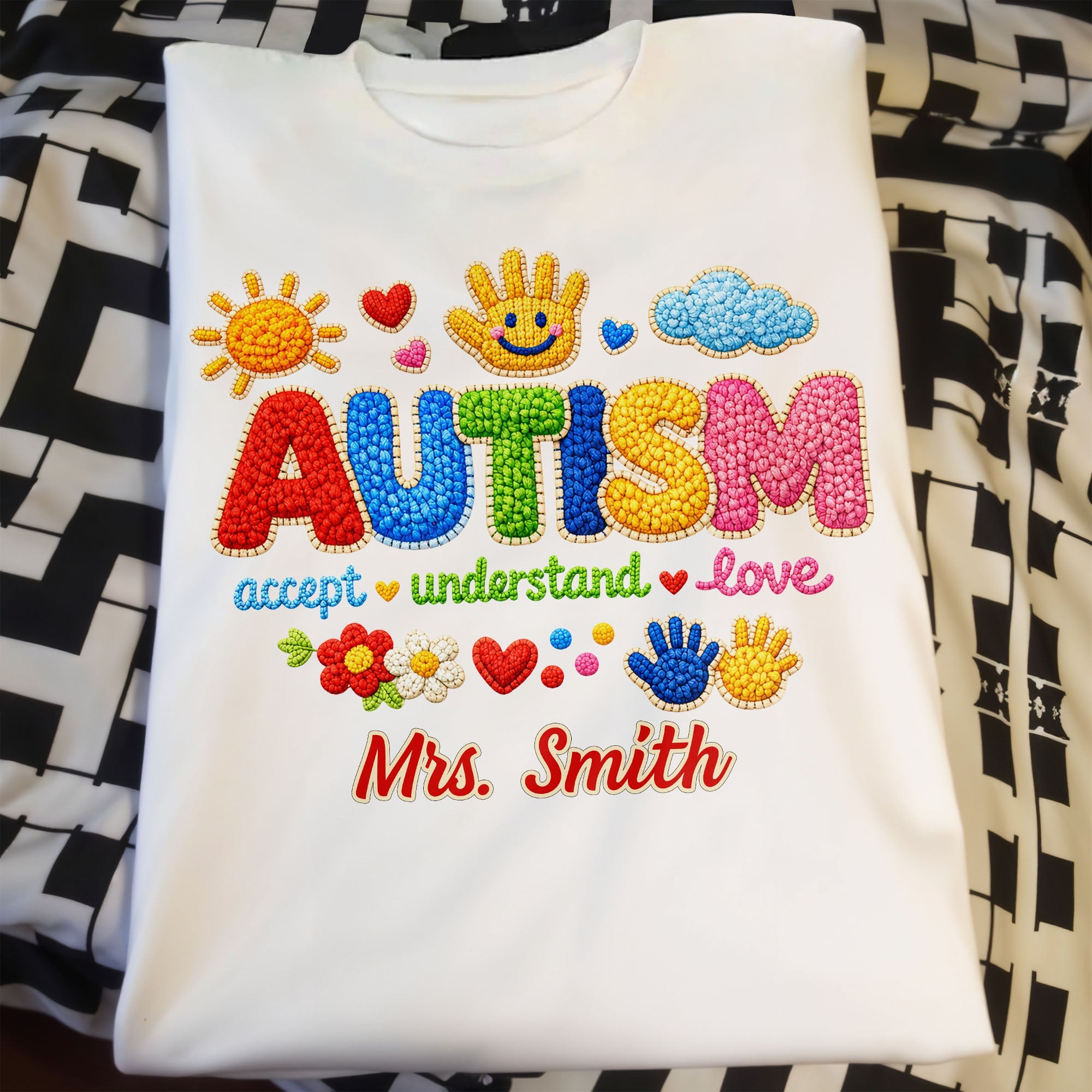 Personalized Autism Awareness T-shirt & Hoodie Custom Gift Shirt GradoCreations