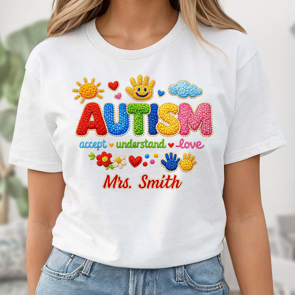 Personalized Autism Awareness T-shirt & Hoodie Custom Gift Shirt GradoCreations