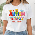 Personalized Autism Awareness T-shirt & Hoodie Custom Gift Shirt GradoCreations