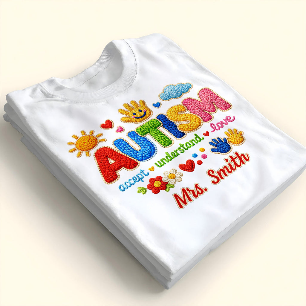 Personalized Autism Awareness T-shirt & Hoodie Custom Gift Shirt GradoCreations