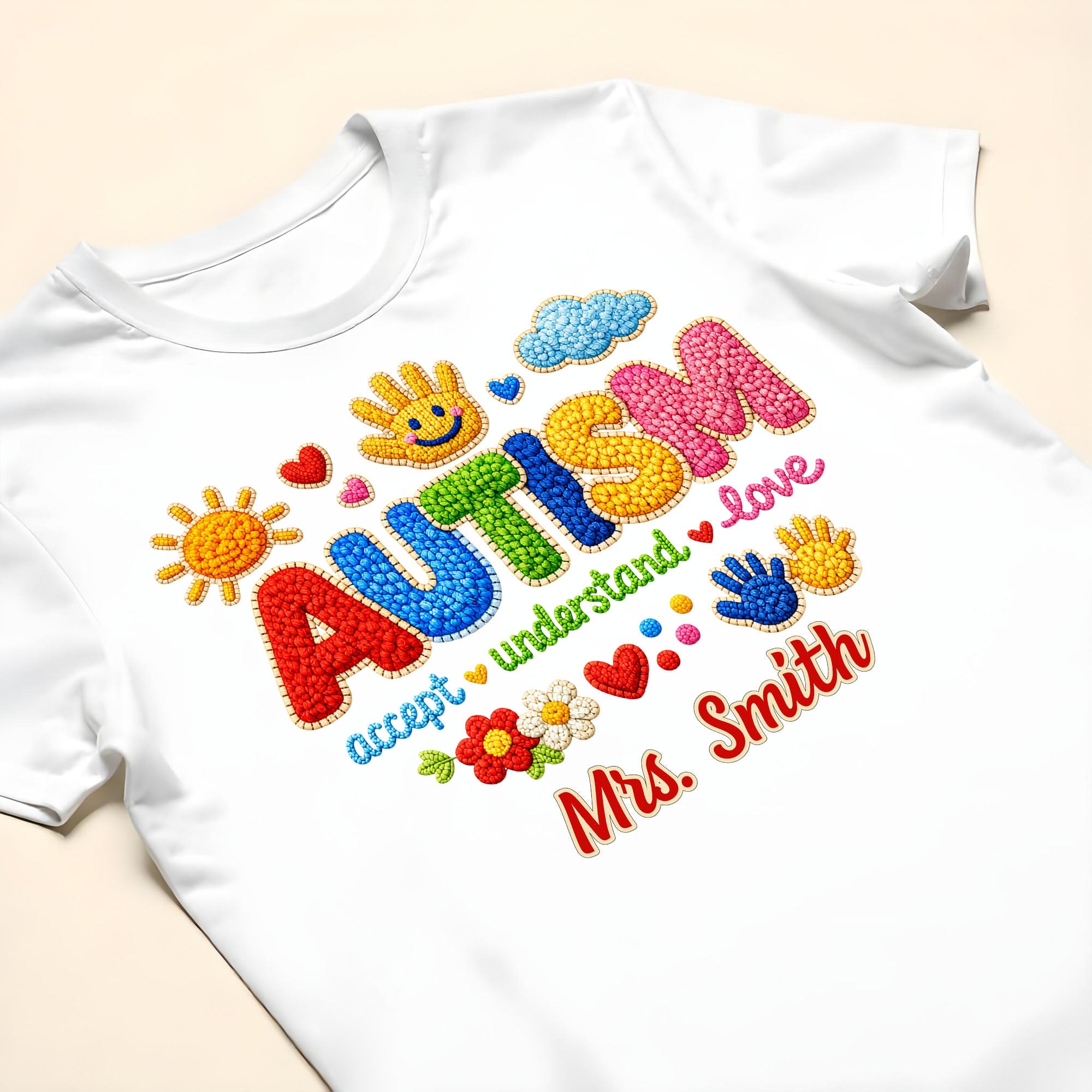 Personalized Autism Awareness T-shirt & Hoodie Custom Gift Shirt GradoCreations