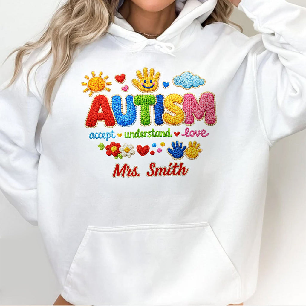 Personalized Autism Awareness T-shirt & Hoodie Custom Gift Shirt GradoCreations
