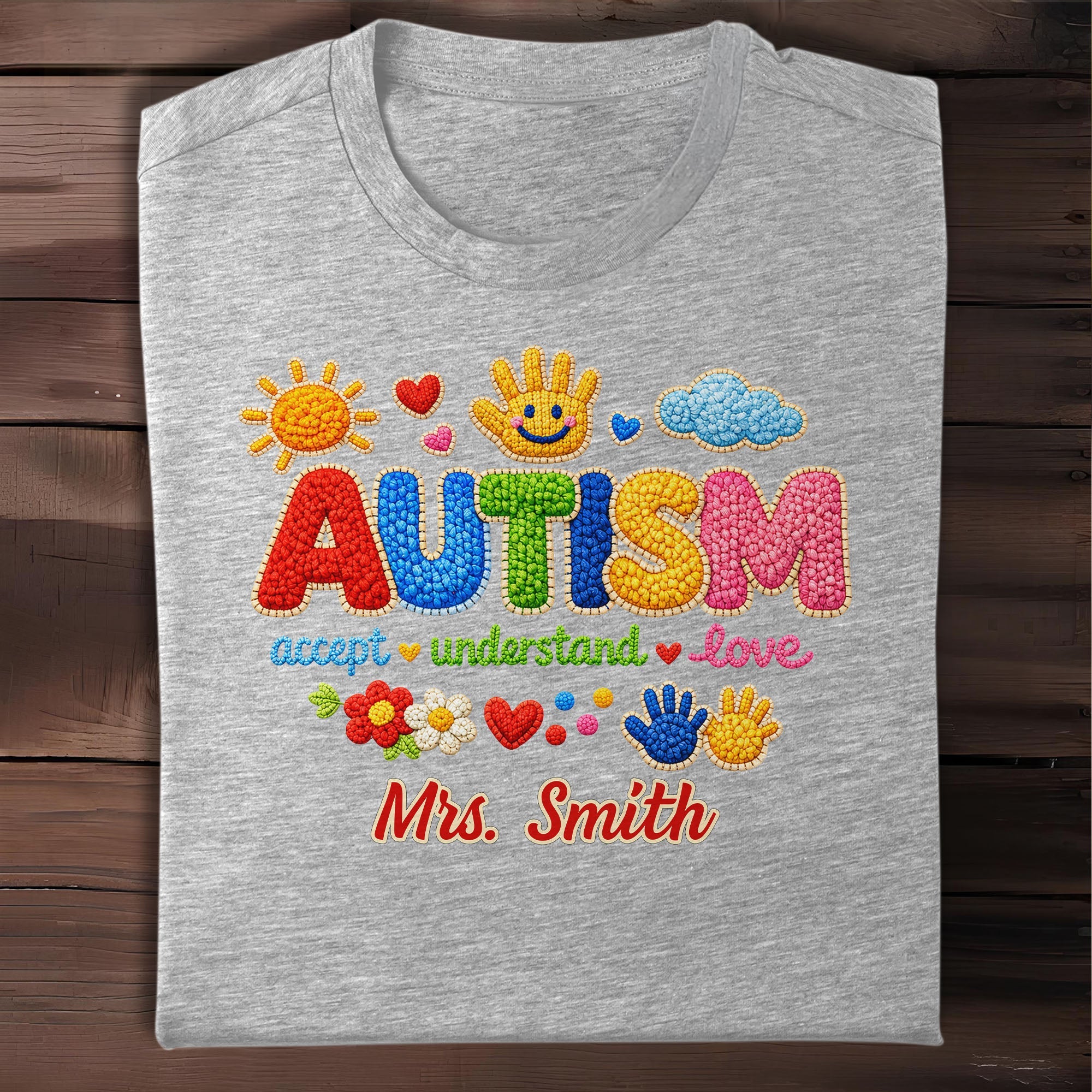 Personalized Autism Awareness T-shirt & Hoodie Custom Gift Shirt GradoCreations