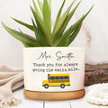 Personalized Ceramic Plant Pot Thank You Gift for Teachers