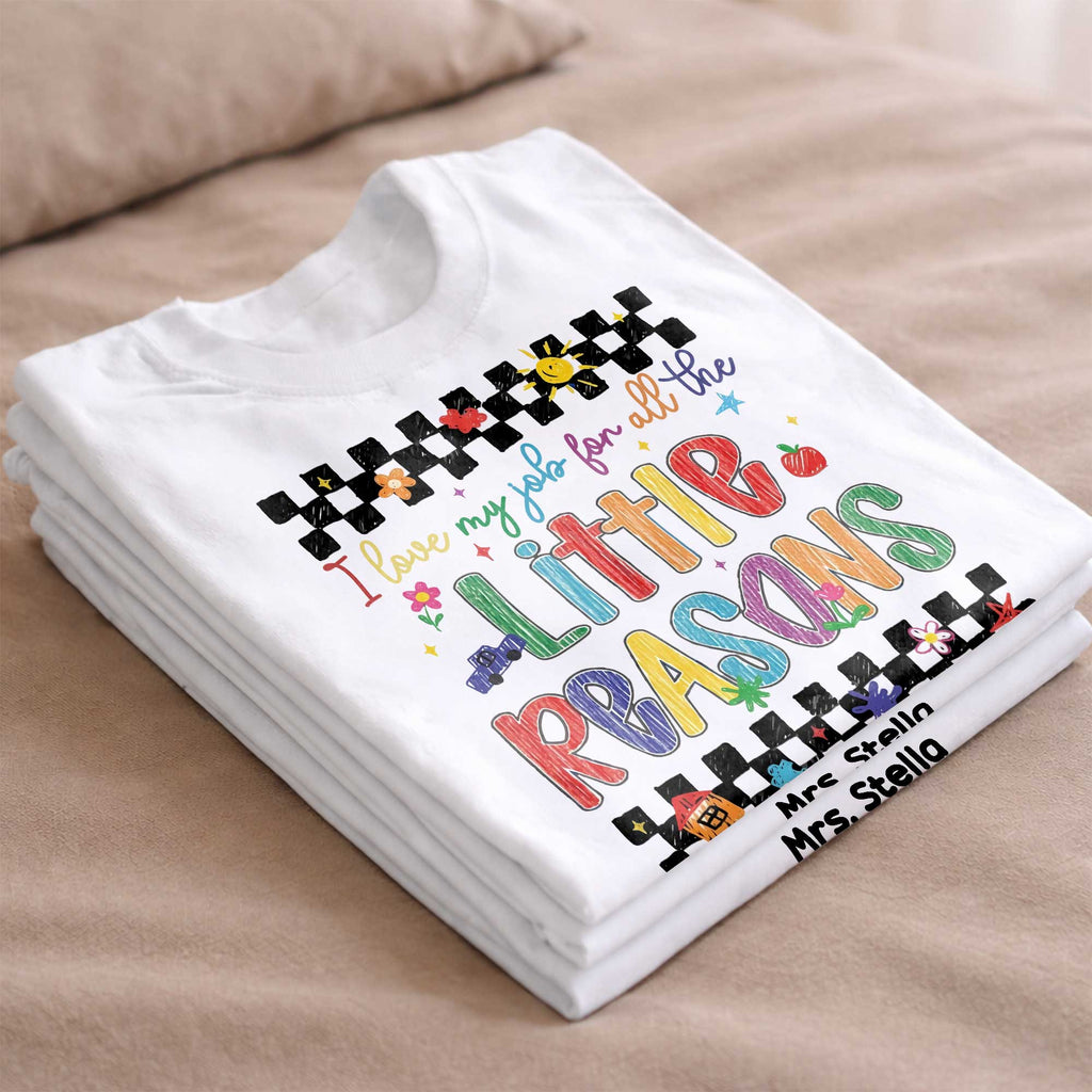Personalized Teacher Gift Custom T-shirt Hoodie Crayon Design Shirt GradoCreations