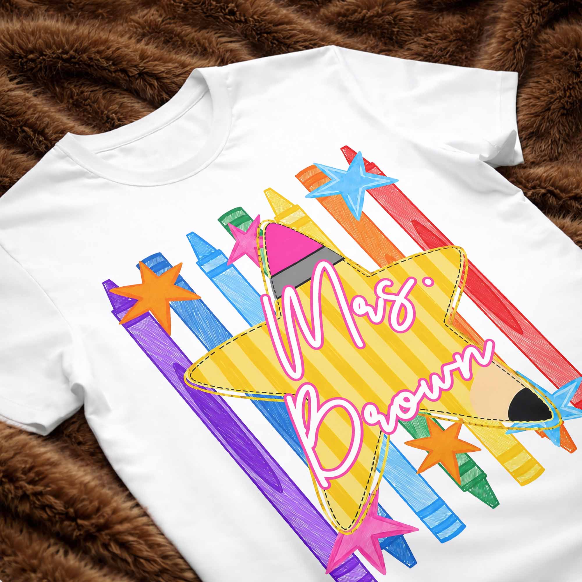 Personalized Teacher T-Shirt Hoodie Custom Name Gift Idea Shirt GradoCreations