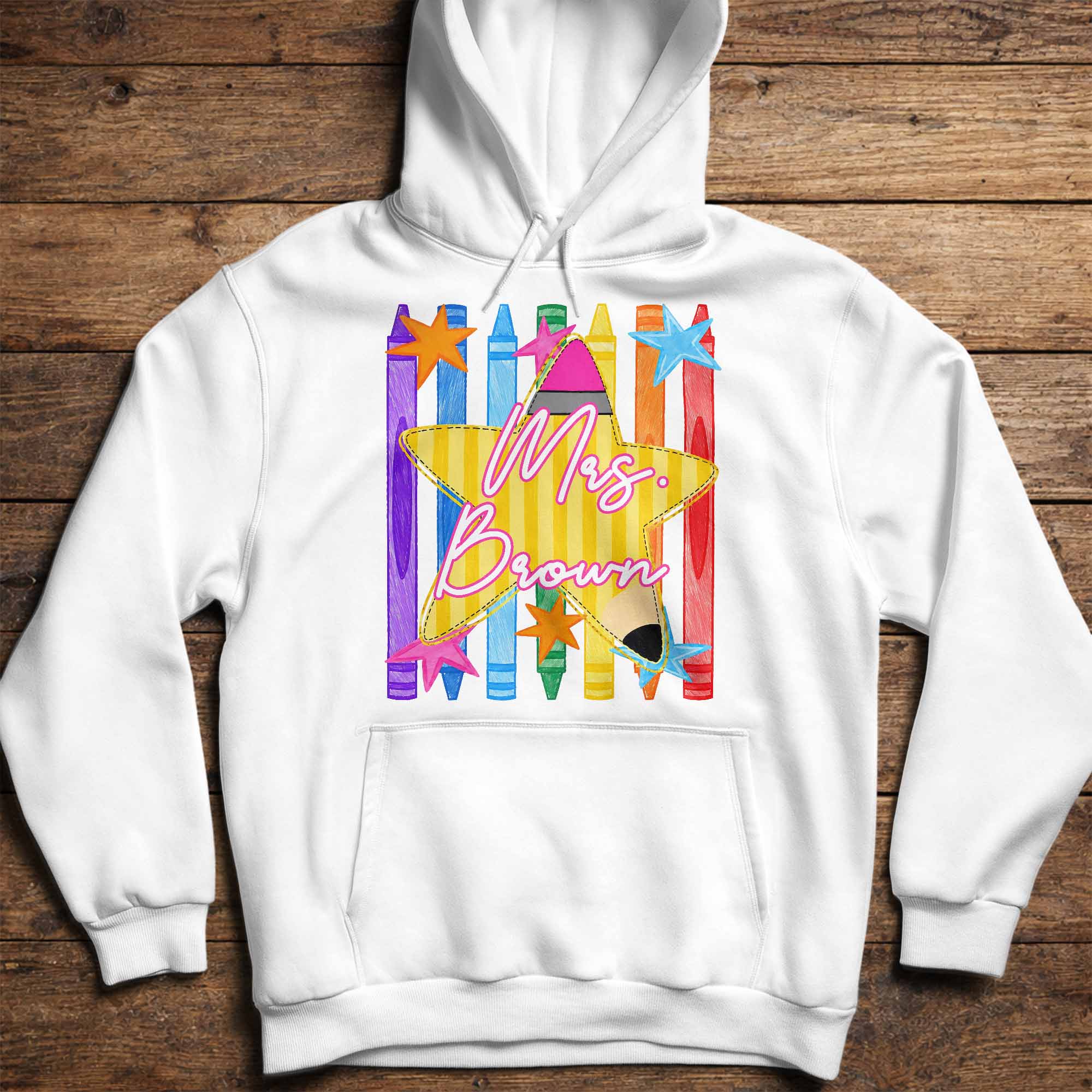 Personalized Teacher T-Shirt Hoodie Custom Name Gift Idea Shirt GradoCreations