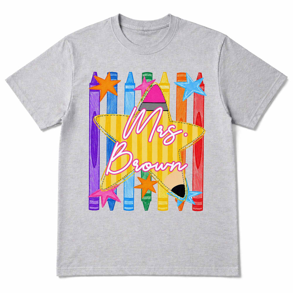 Personalized Teacher T-Shirt Hoodie Custom Name Gift Idea Shirt GradoCreations