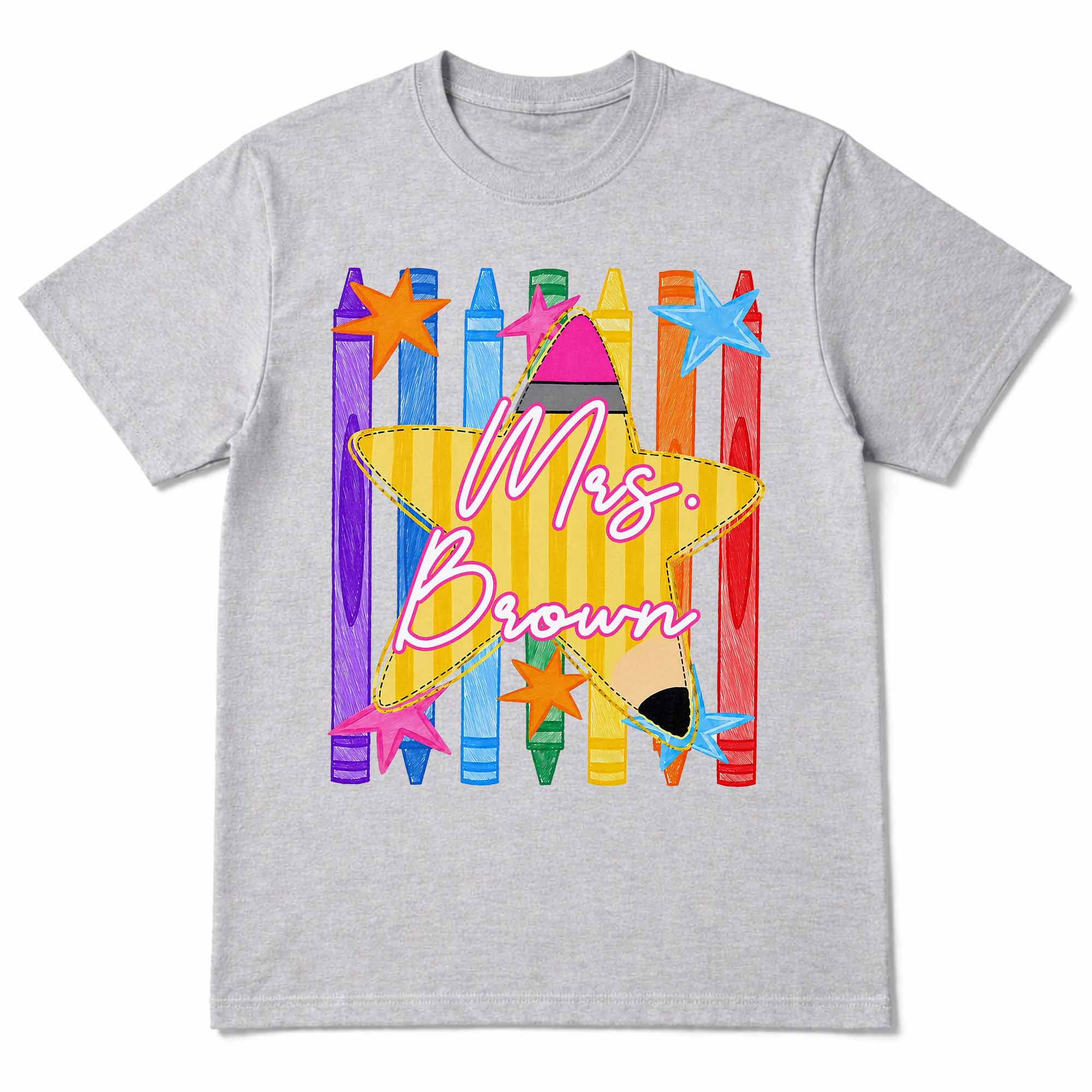 Personalized Teacher T-Shirt Hoodie Custom Name Gift Idea Shirt GradoCreations