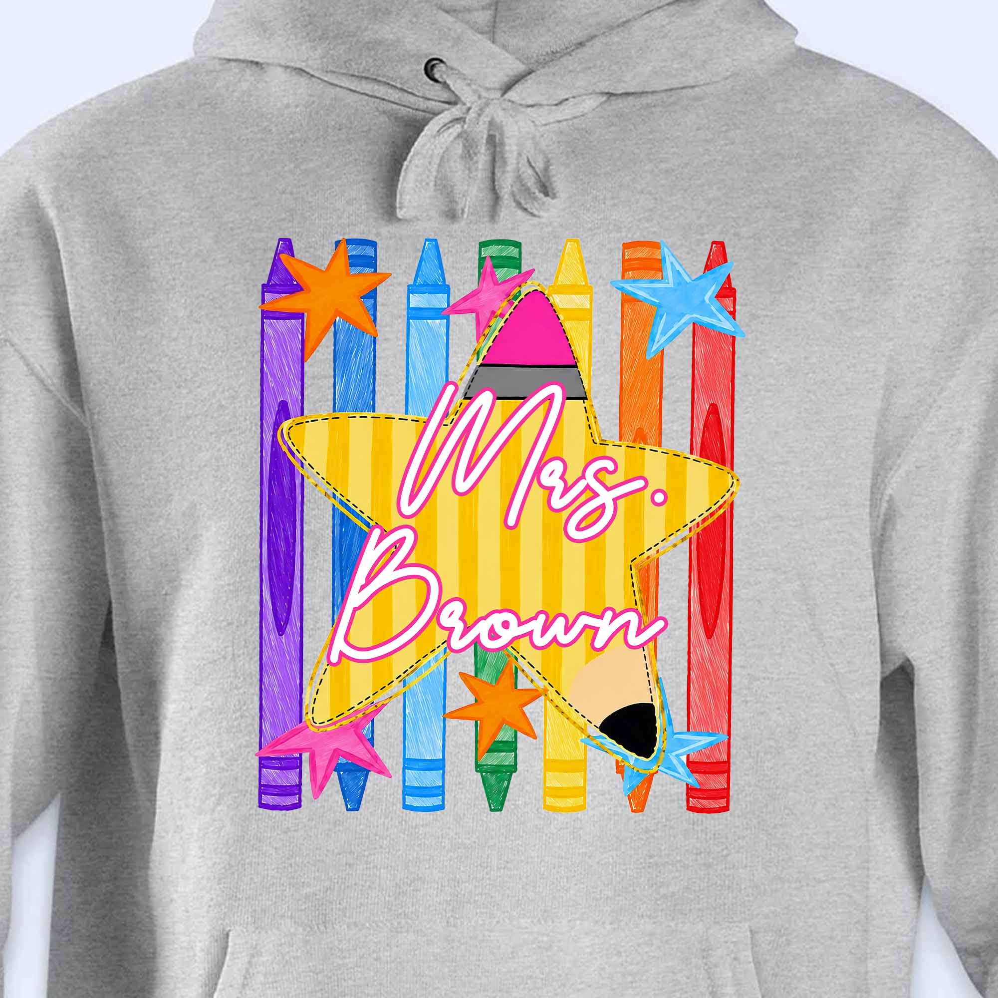 Personalized Teacher T-Shirt Hoodie Custom Name Gift Idea Shirt GradoCreations