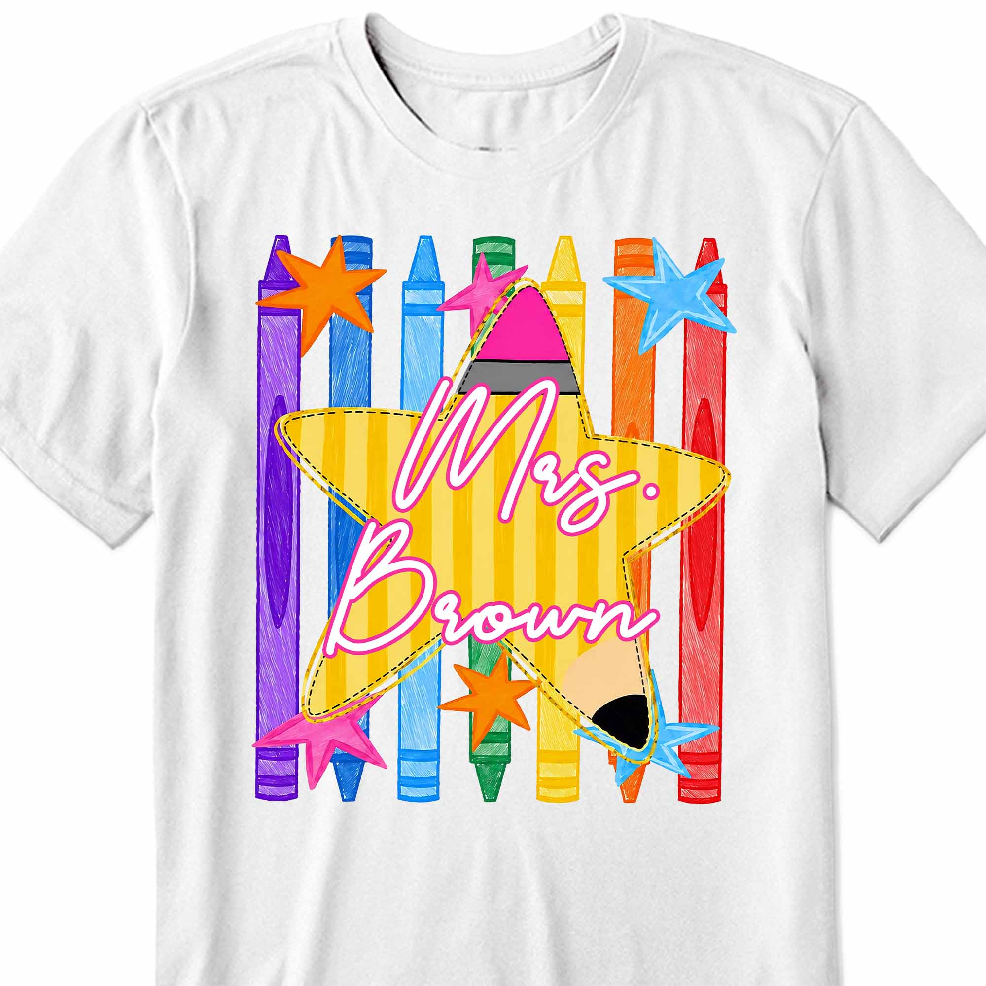 Personalized Teacher T-Shirt Hoodie Custom Name Gift Idea Shirt GradoCreations