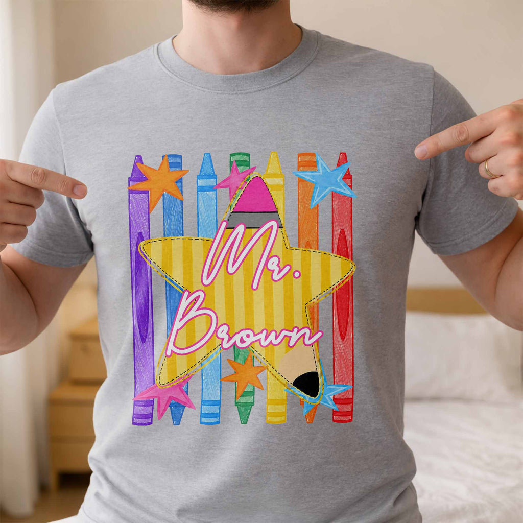 Personalized Teacher T-Shirt Hoodie Custom Name Gift Idea Shirt GradoCreations