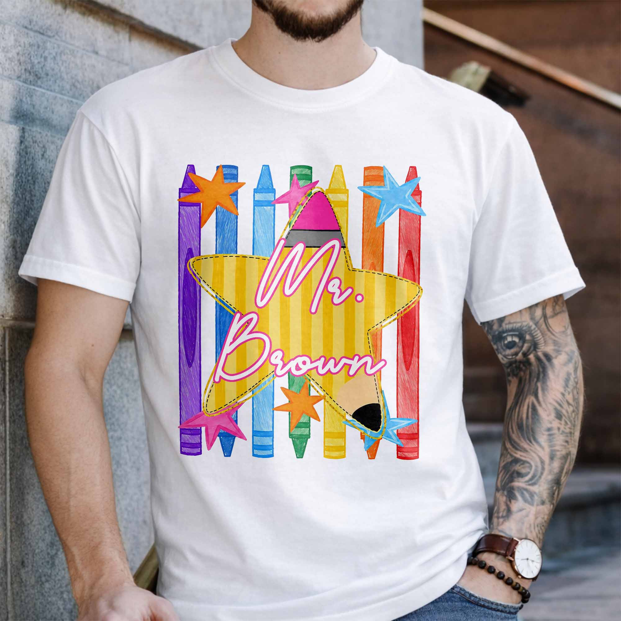 Personalized Teacher T-Shirt Hoodie Custom Name Gift Idea Shirt GradoCreations