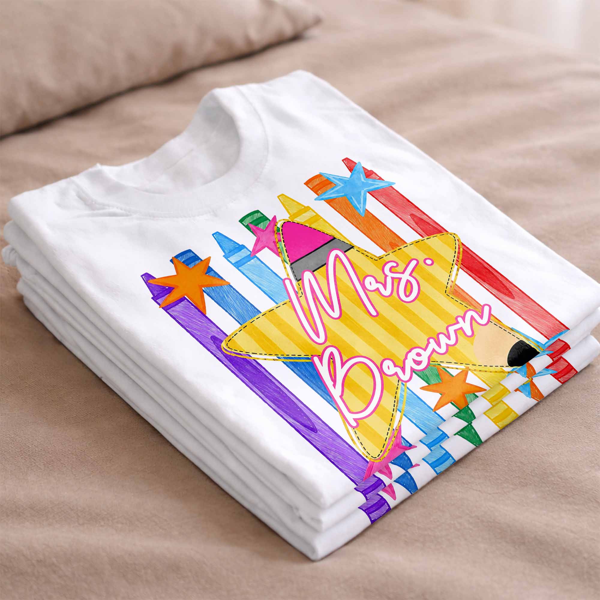 Personalized Teacher T-Shirt Hoodie Custom Name Gift Idea Shirt GradoCreations