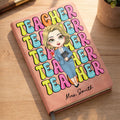 Personalized PU Leather Journal Custom Name Gift for Teachers Leather Journal GradoCreations