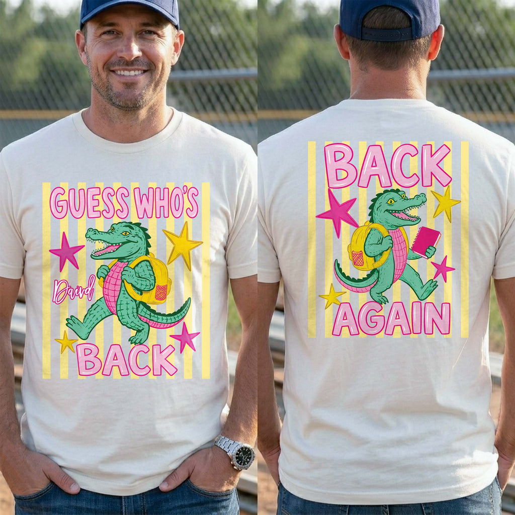 Personalized Custom T-Shirt Back To School Gift for Teacher