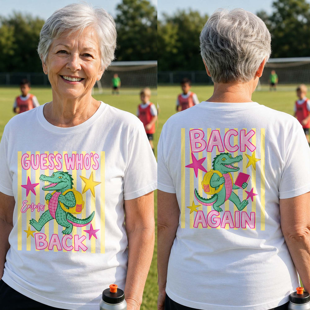 Personalized Custom T-Shirt Back To School Gift for Teacher