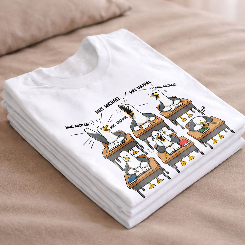 Personalized Funny Bird Classroom Design T-shirt & Hoodie Teacher Gift Shirt GradoCreations