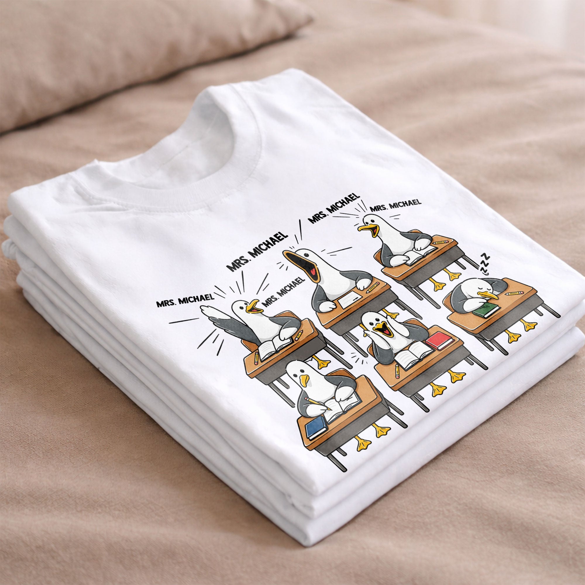 Personalized Funny Bird Classroom Design T-shirt & Hoodie Teacher Gift Shirt GradoCreations