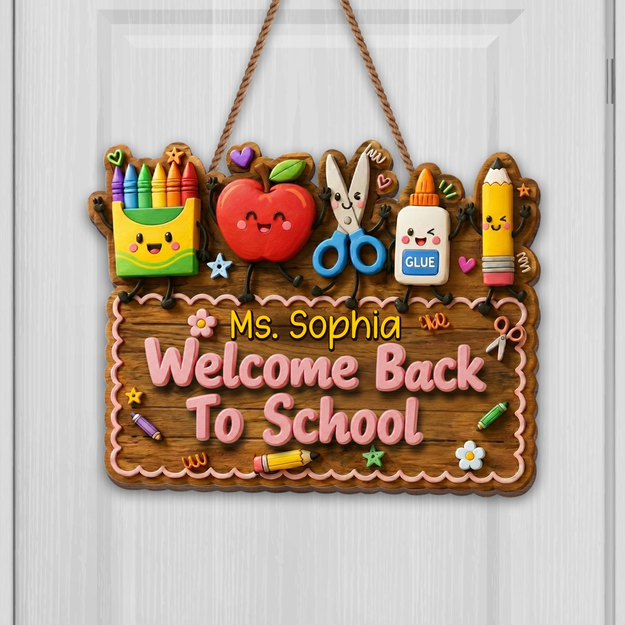 Personalized Custom Shaped Wood Sign for Backyard BBQ Gift
