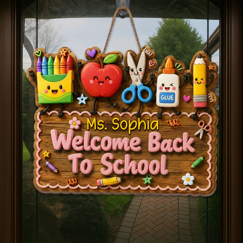 Personalized Custom Shaped Wood Sign for Backyard BBQ Gift