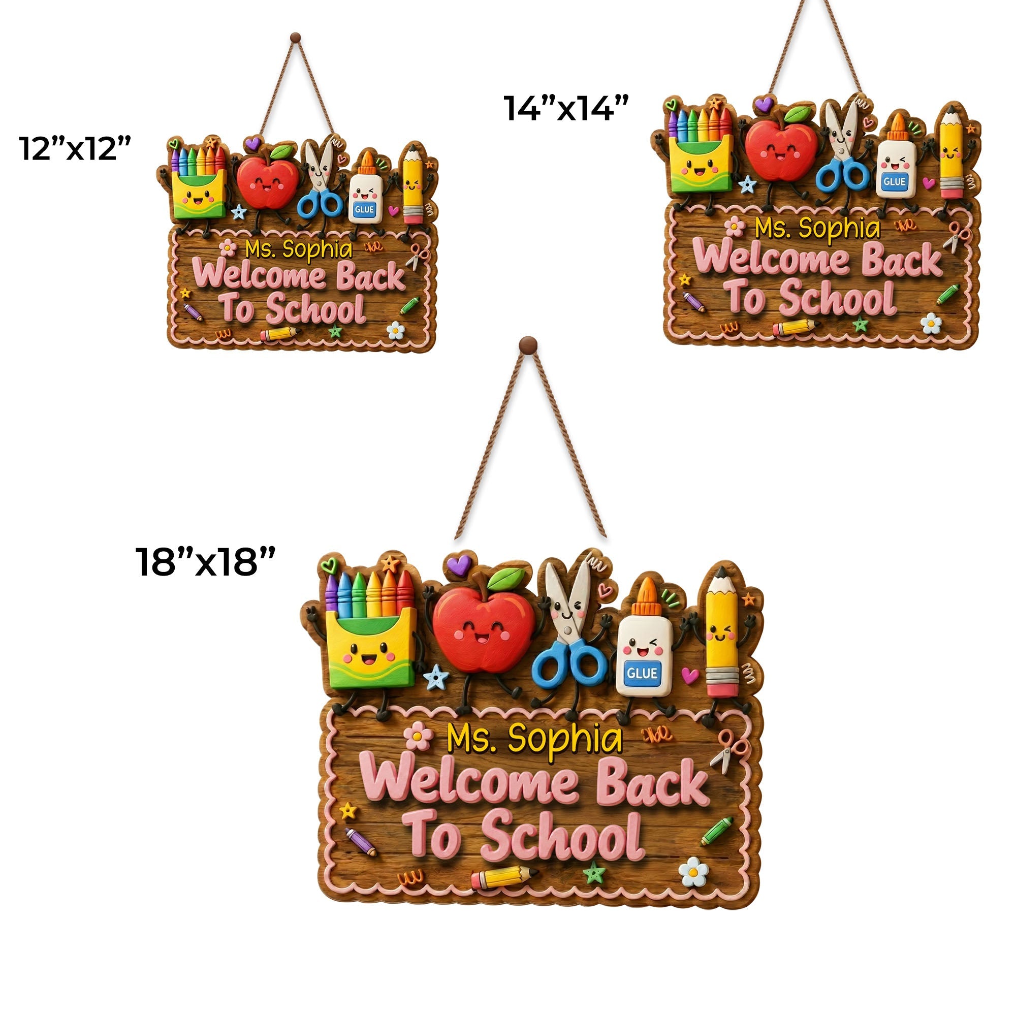 Personalized Custom Shaped Wood Sign for Backyard BBQ Gift