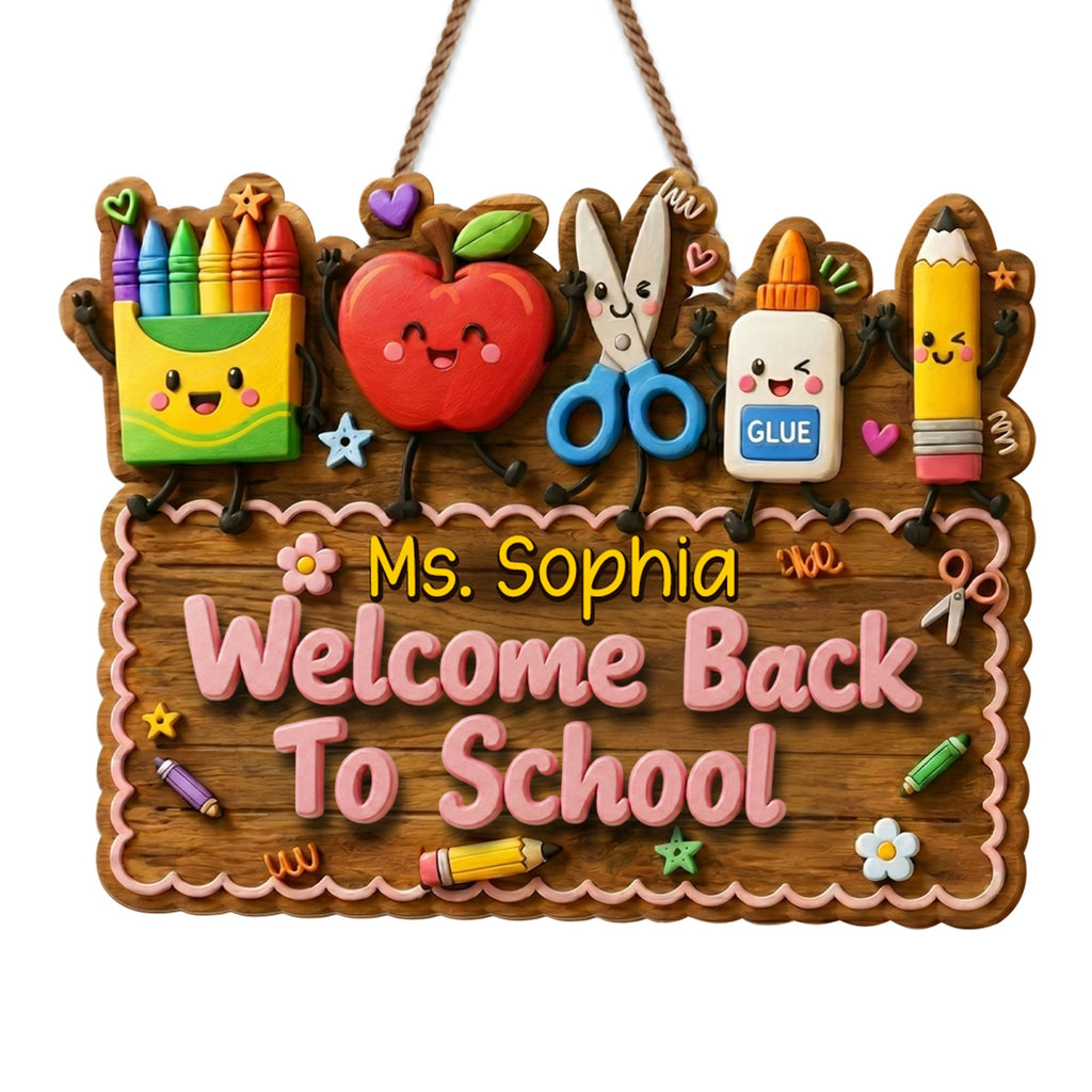 Personalized Custom Shaped Wood Sign for Backyard BBQ Gift
