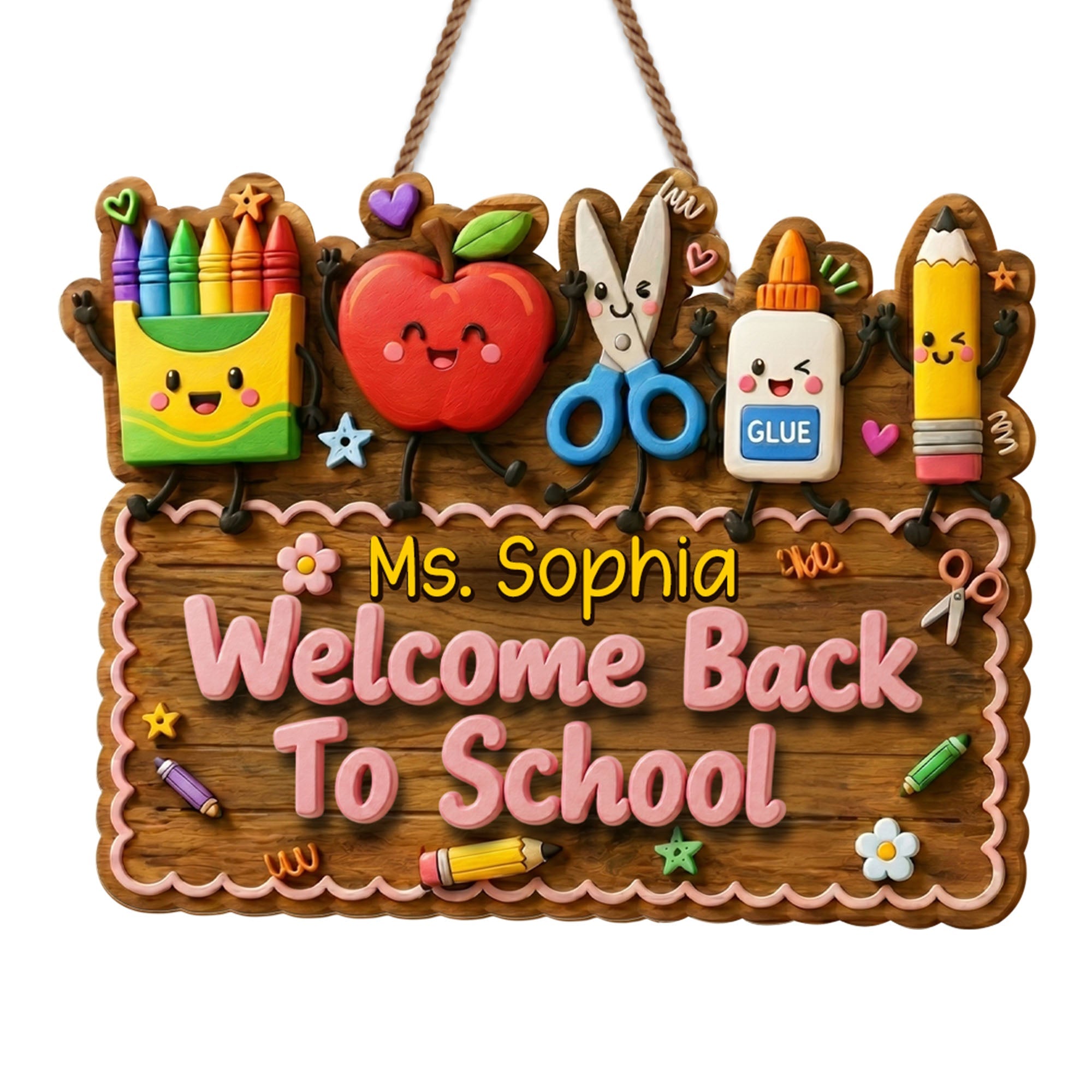 Personalized Custom Shaped Wood Sign for Backyard BBQ Gift
