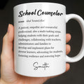 Personalized School Counselor Mug Custom Definition Gift Edge-to-edge Mug GradoCreations