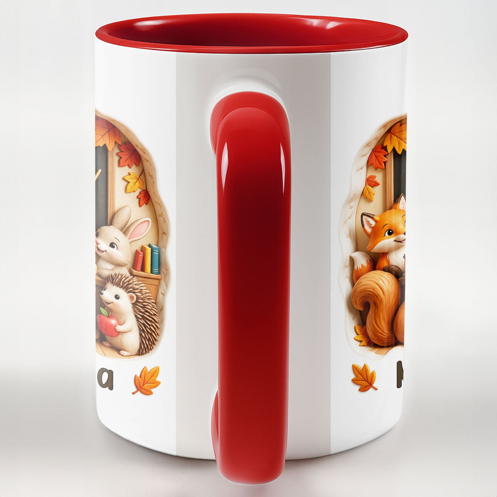 Personalized Teacher Mug Custom Name Accent Coffee Cup Gift