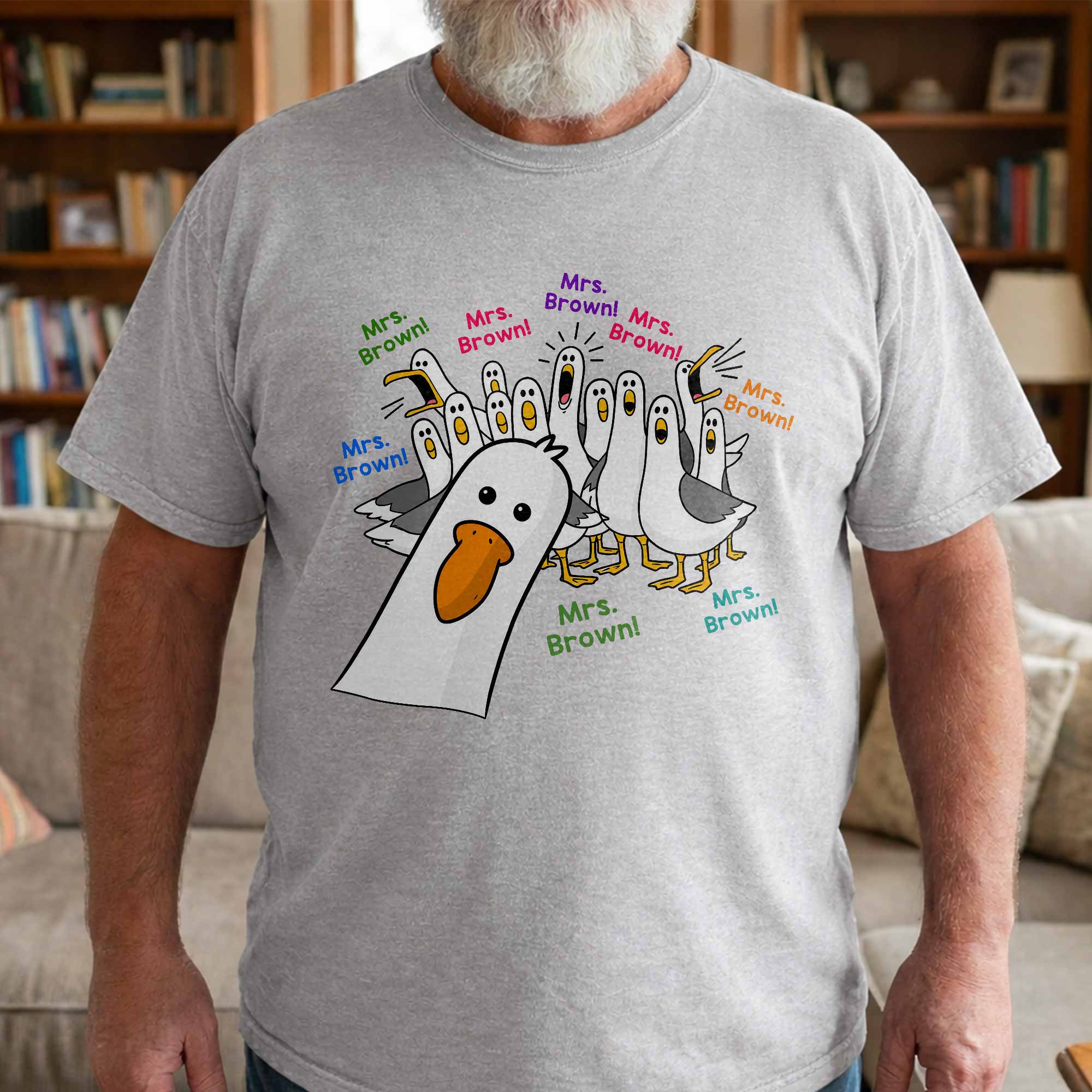 Personalized Teacher T-shirt & Hoodie Custom Goose Gift Shirt GradoCreations