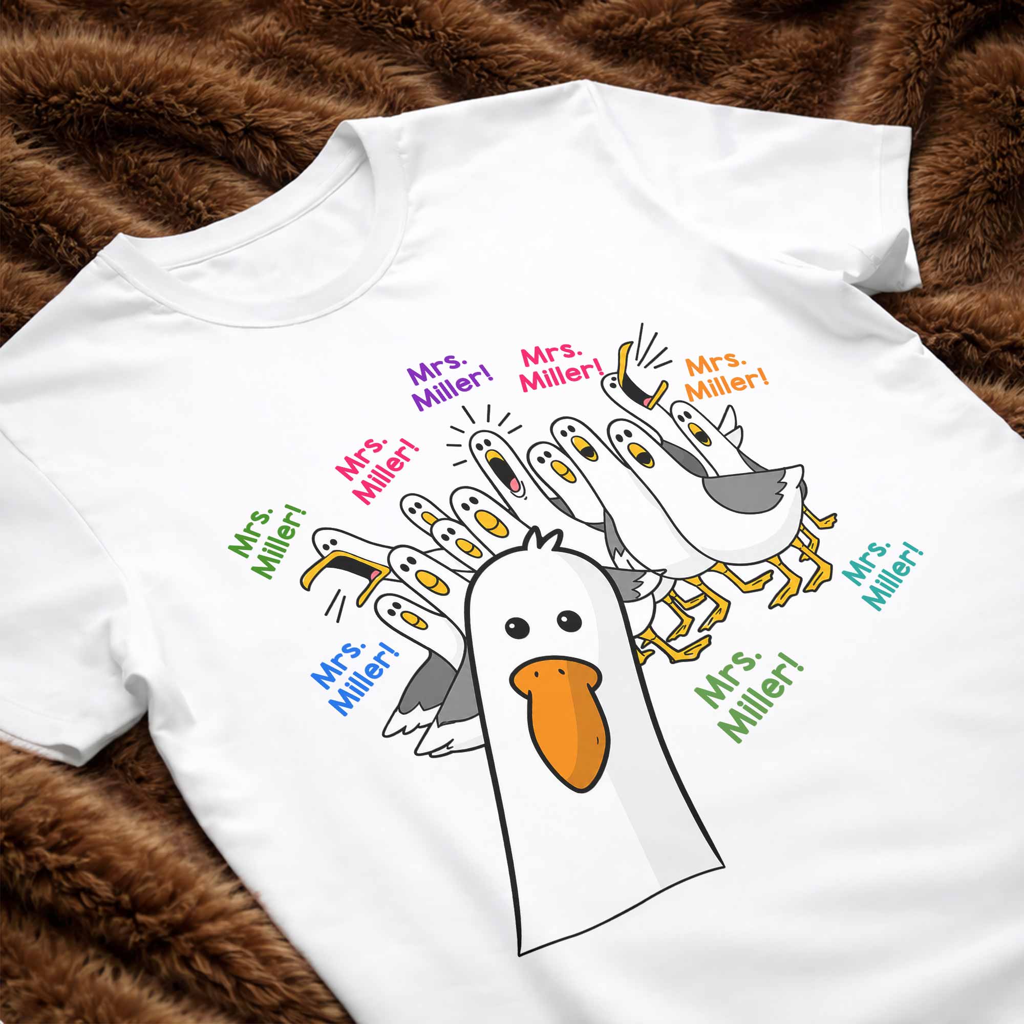 Personalized Teacher T-shirt & Hoodie Custom Goose Gift Shirt GradoCreations