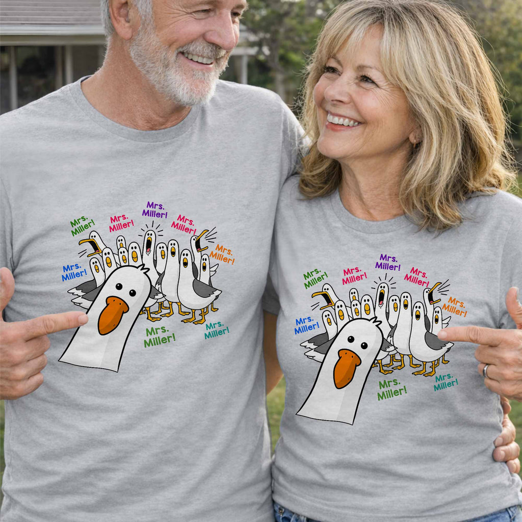 Personalized Teacher T-shirt & Hoodie Custom Goose Gift Shirt GradoCreations