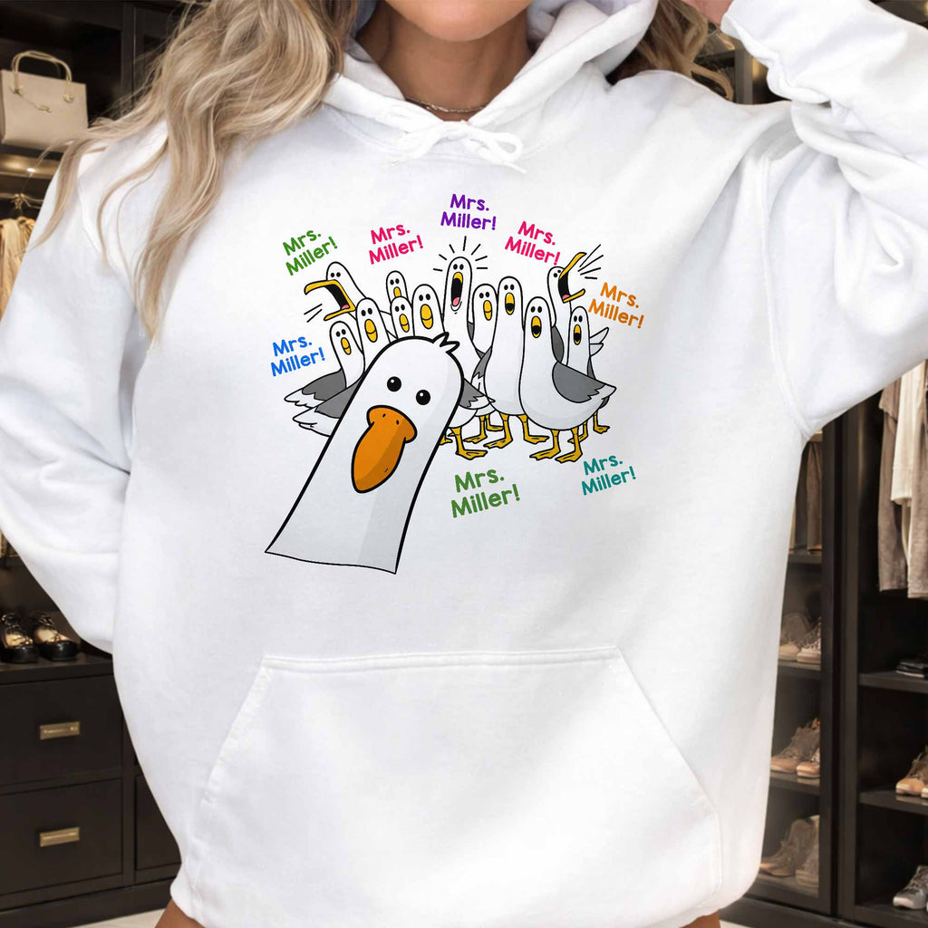 Personalized Teacher T-shirt & Hoodie Custom Goose Gift Shirt GradoCreations