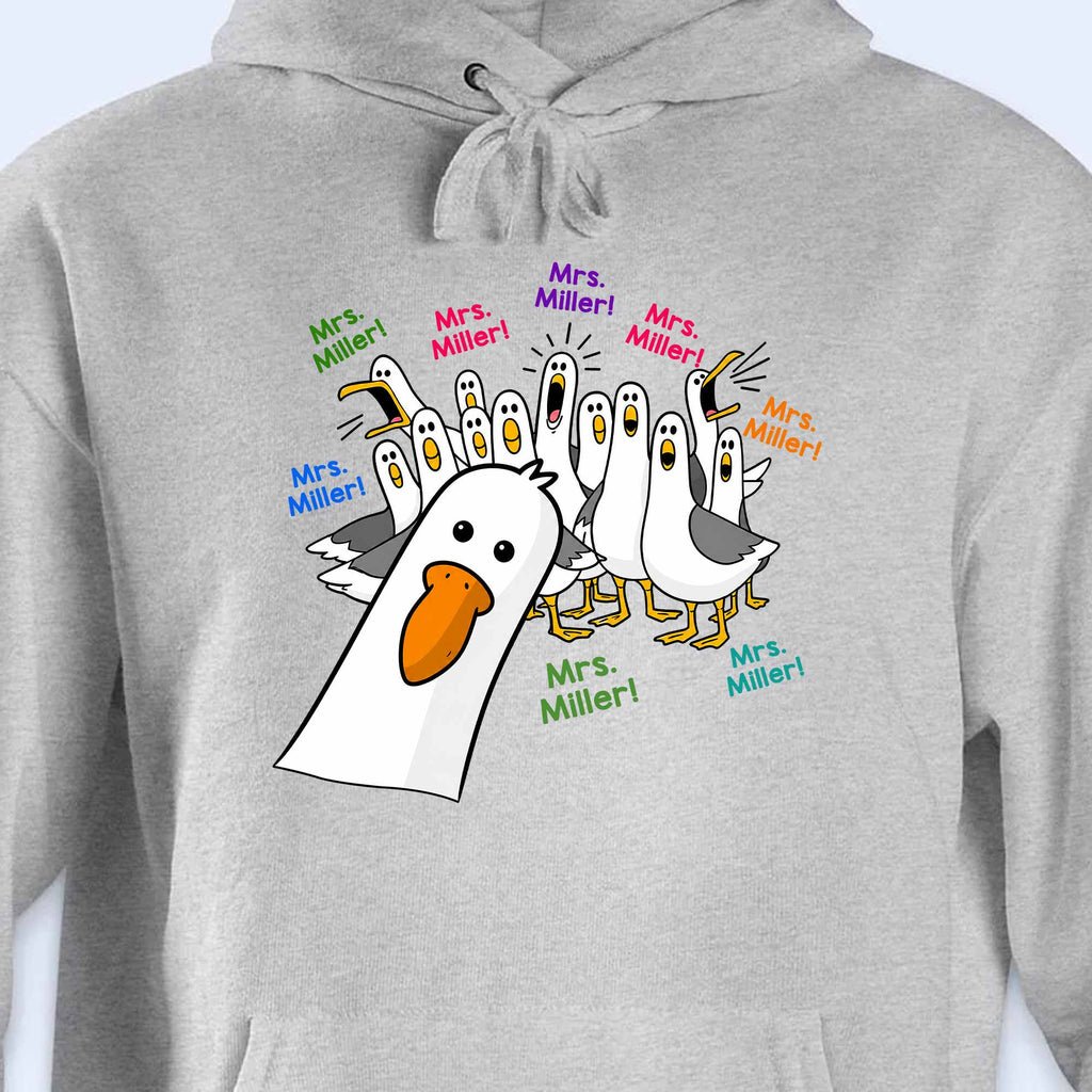 Personalized Teacher T-shirt & Hoodie Custom Goose Gift Shirt GradoCreations
