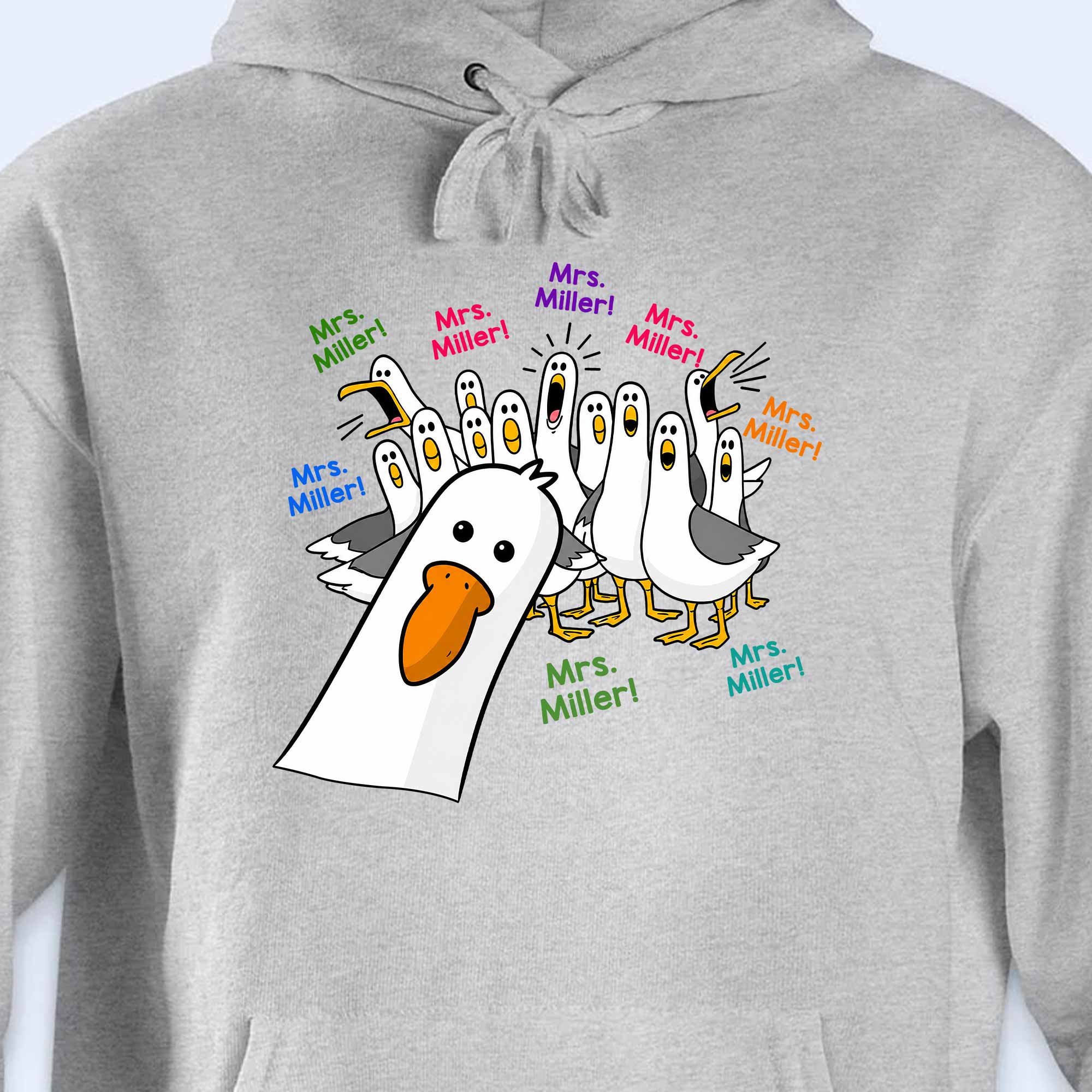 Personalized Teacher T-shirt & Hoodie Custom Goose Gift Shirt GradoCreations