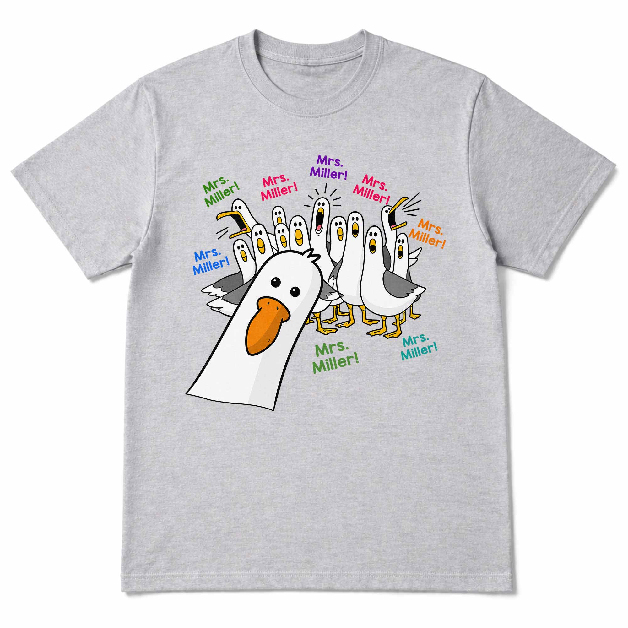 Personalized Teacher T-shirt & Hoodie Custom Goose Gift Shirt GradoCreations