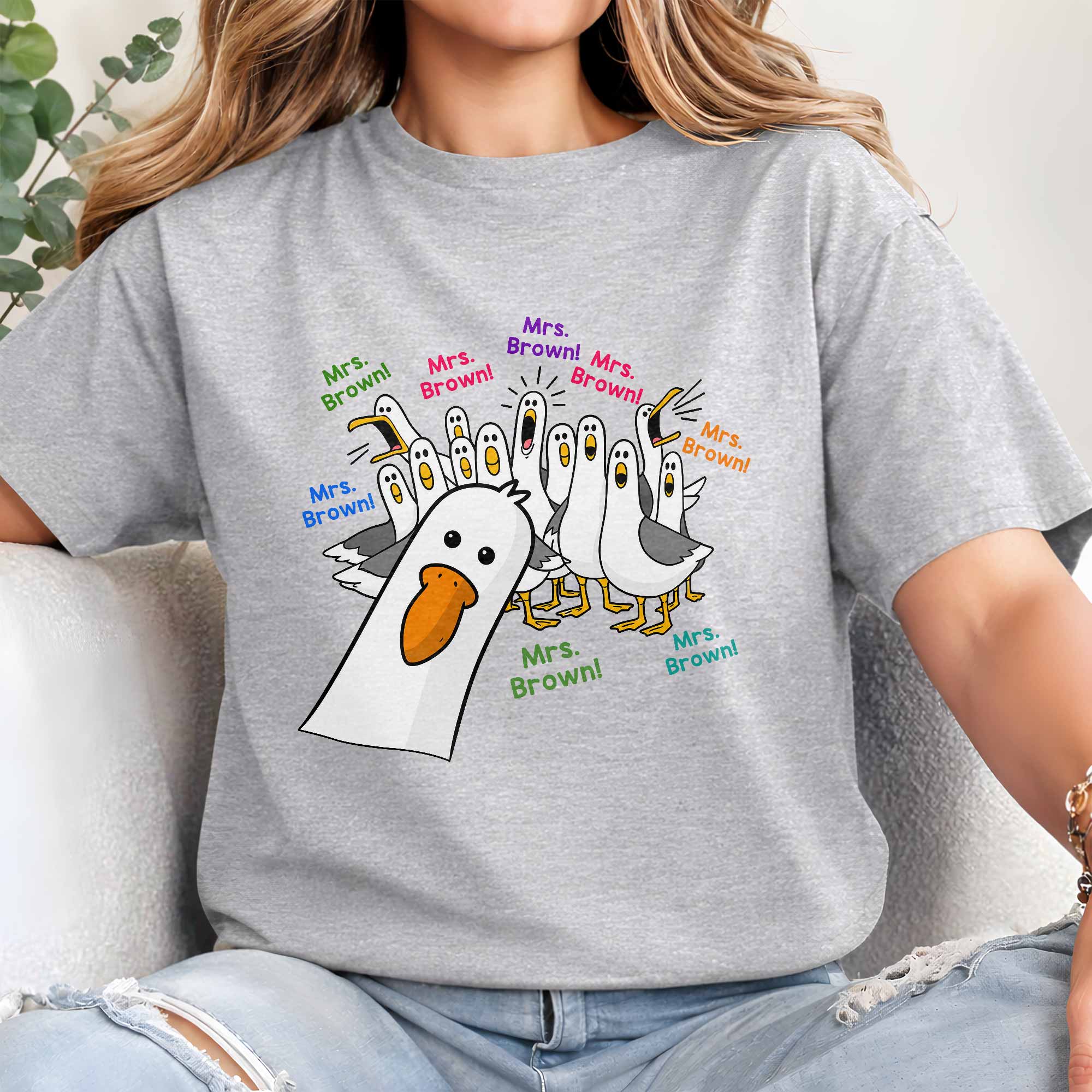 Personalized Teacher T-shirt & Hoodie Custom Goose Gift Shirt GradoCreations