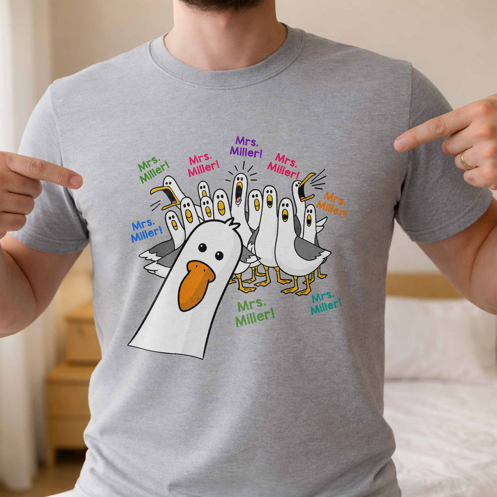 Personalized Teacher T-shirt & Hoodie Custom Goose Gift Shirt GradoCreations