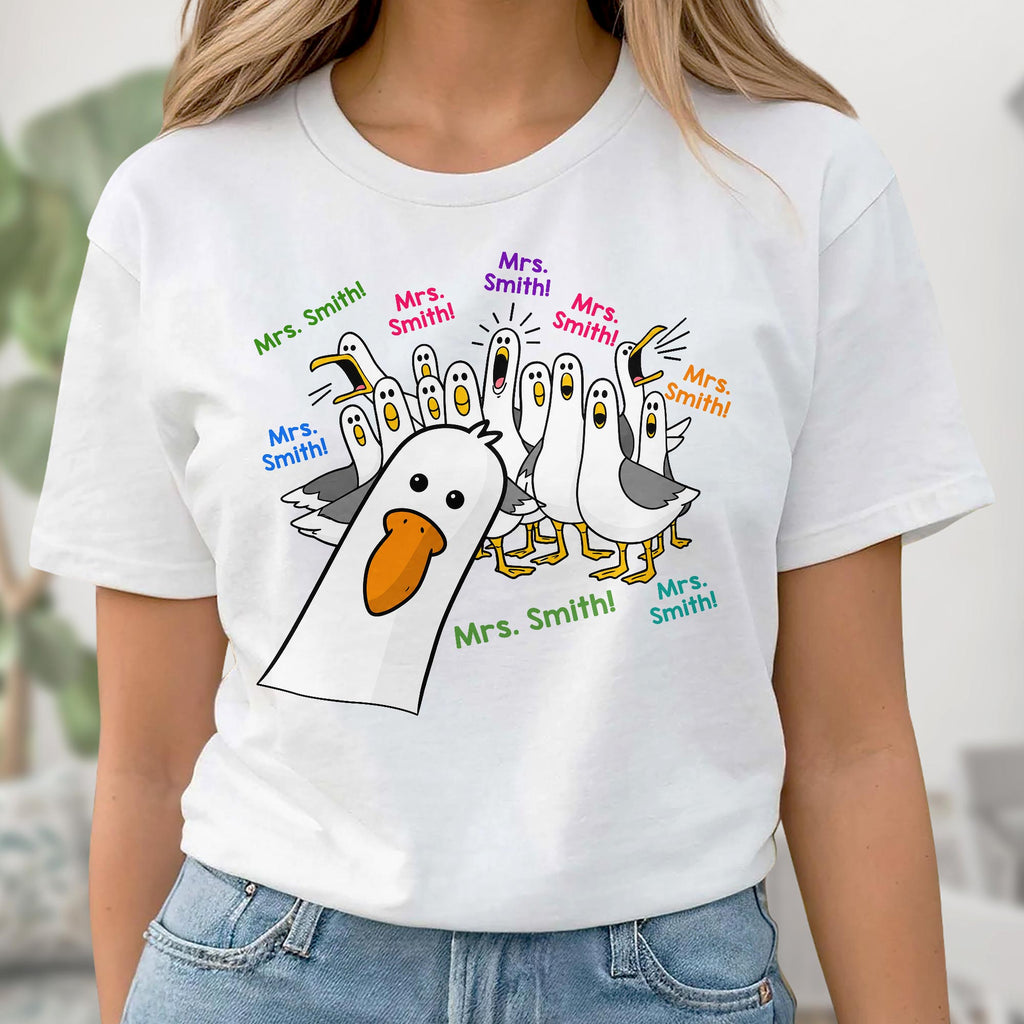 Personalized Teacher T-shirt & Hoodie Custom Goose Gift Shirt GradoCreations