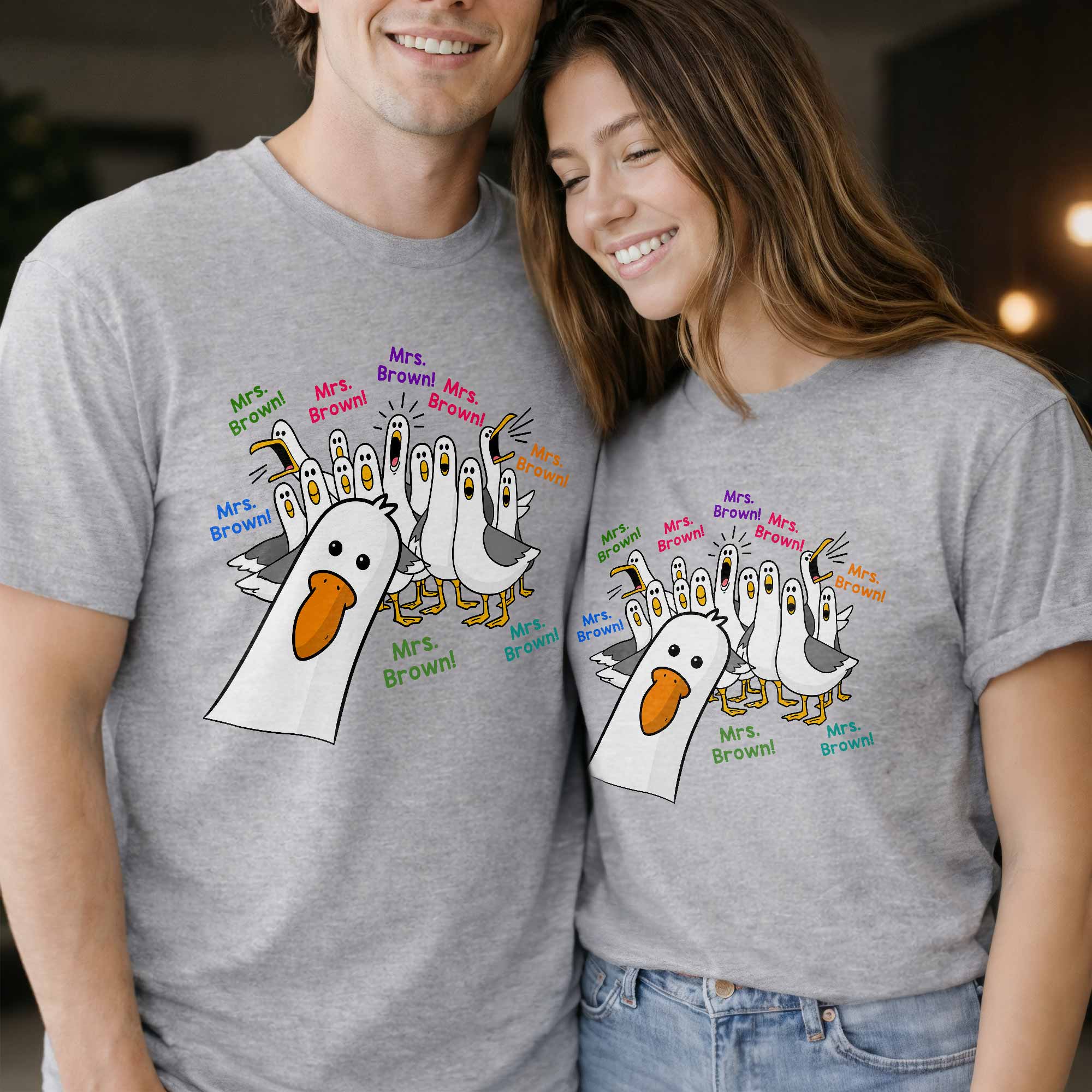 Personalized Teacher T-shirt & Hoodie Custom Goose Gift Shirt GradoCreations