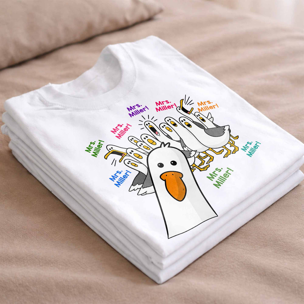 Personalized Teacher T-shirt & Hoodie Custom Goose Gift Shirt GradoCreations