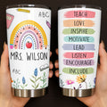 Personalized Teacher Gift 20oz Custom Stainless Steel Tumbler 20oz Tumbler GradoCreations