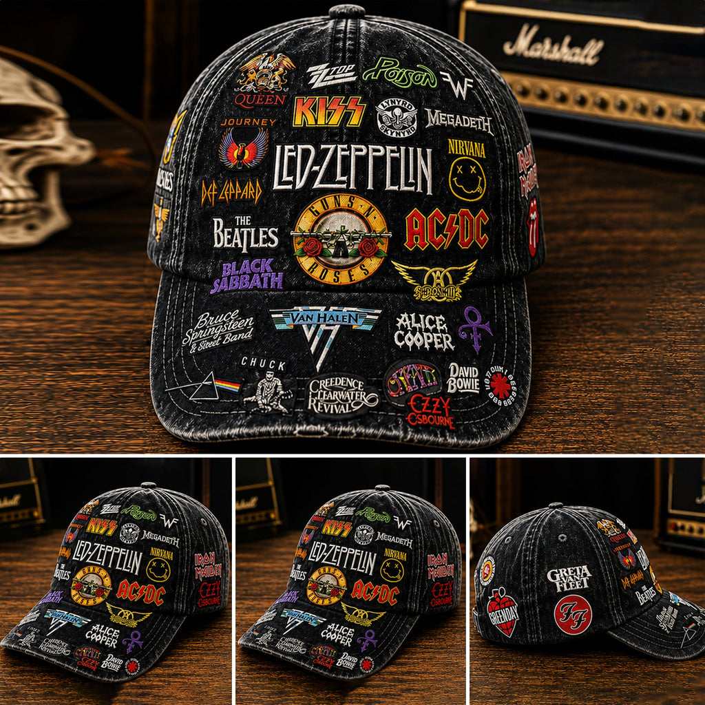 Personalized Classic Rock Cap with Legends Edition Design GradoCreations