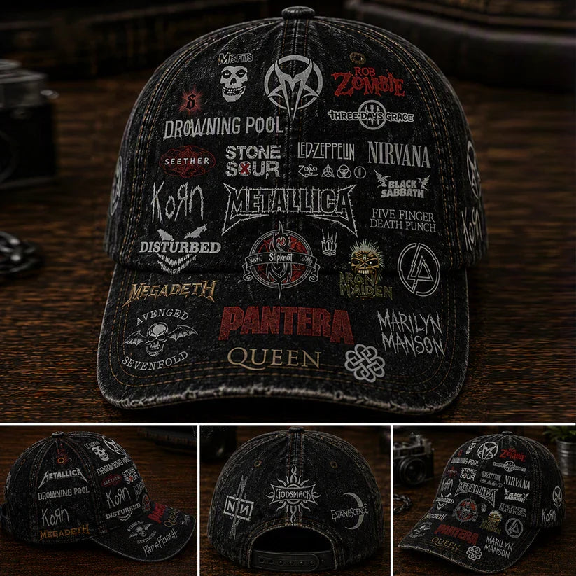 Classic Rock Legends Edition Cap Custom Fit for Music Lovers Classic Cap GradoCreations
