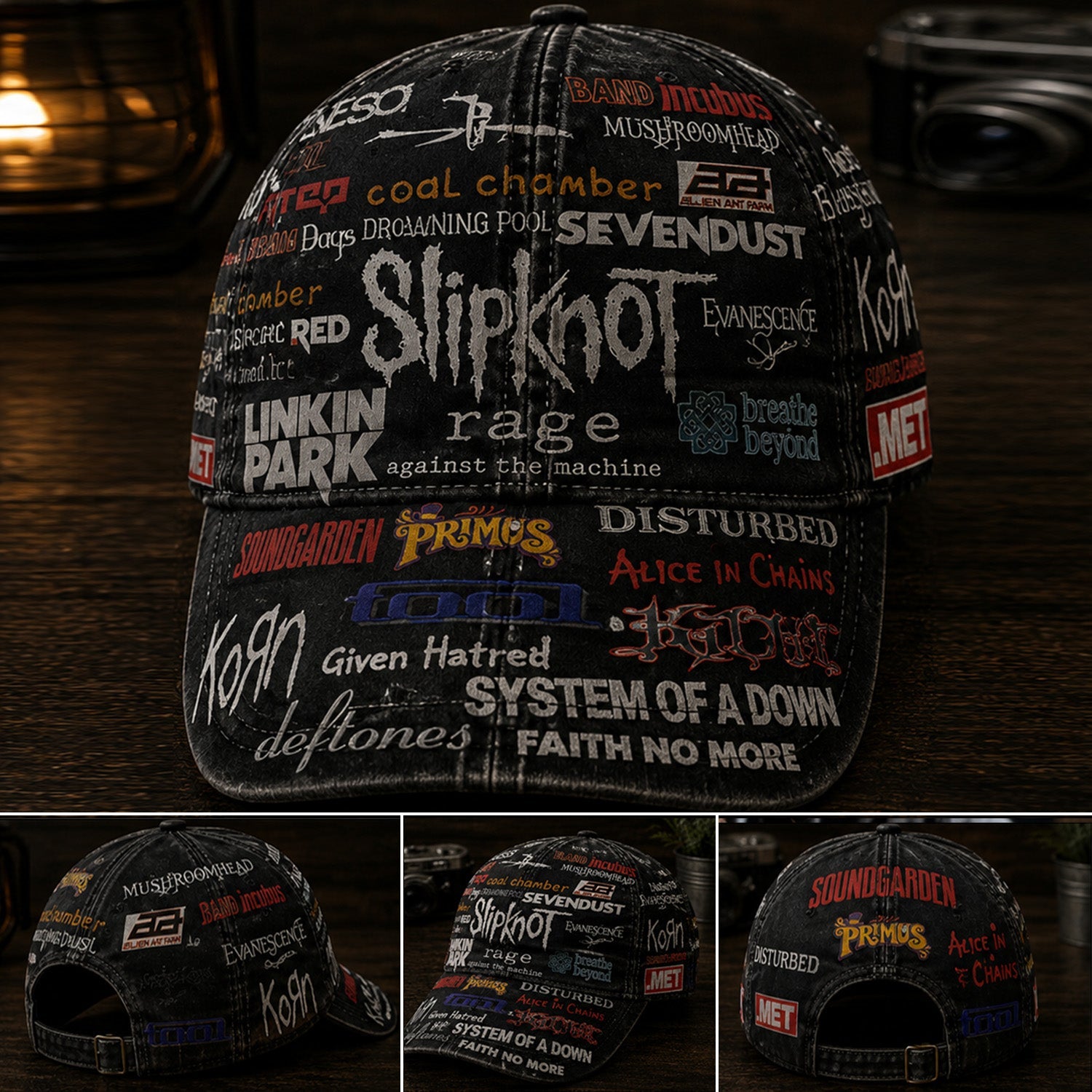Personalized Classic Cap with Rock Legend Designs Gift for Music Lovers GradoCreations