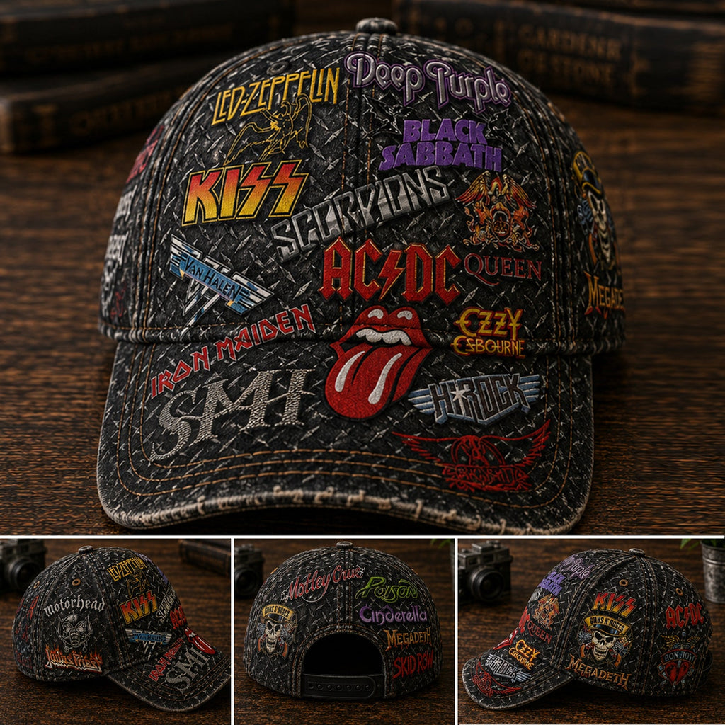 Personalized Classic Rock Cap Custom Name Snapback Gift GradoCreations