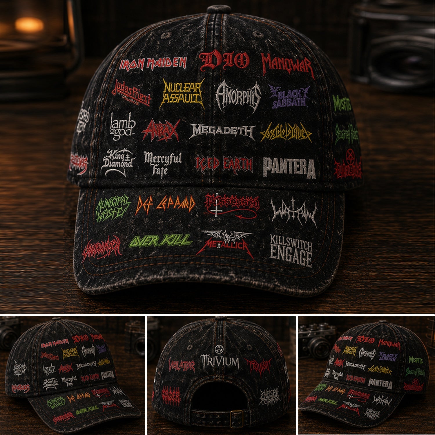 Custom Legends Edition Classic Cap for Rock Music Lovers GradoCreations